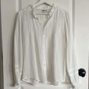 Faherty White Blouse